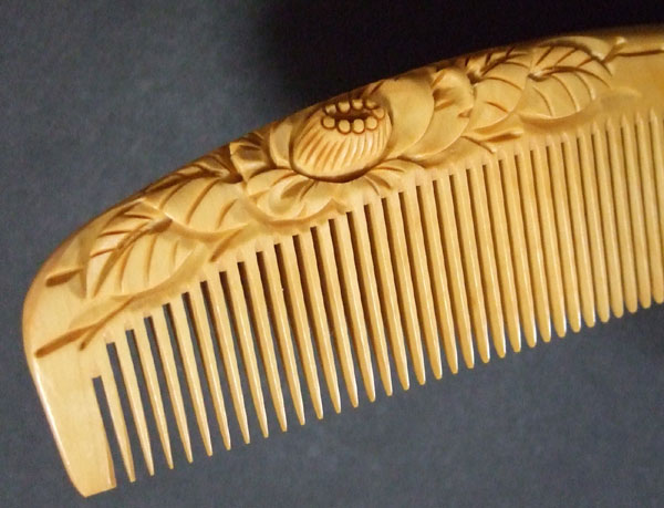 The boxwood comb does not create static helping make all hair look beautiful.
