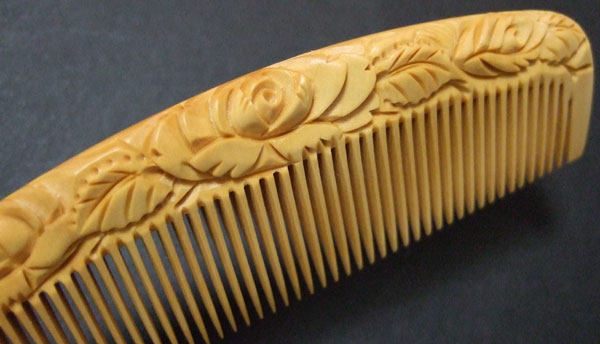 The boxwood comb does not create static helping make all hair look beautiful. 