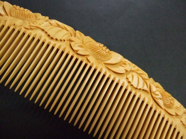 The boxwood comb does not create static helping make all hair look beautiful.